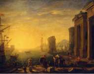 Gellee Claude Le Lorrain Morning in the Harbour 01 - Hermitage